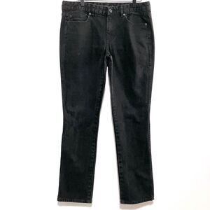 Calvin Klein Jeans Women Size 31/12 Black Pencil